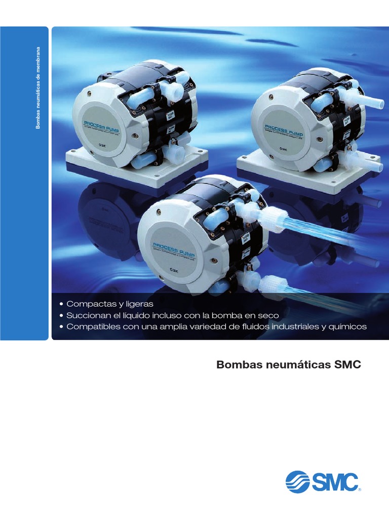 Bombas Neumáticas SMC: Guía Técnica | PDF | Solvente | Bomba