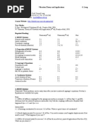 Mpelsb@nus - Edu.sg: ME 4213 Vibration Theory and Applications G. Leng