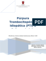 Purpura Trombocitopenica Idiopatica - Constanza Agurto