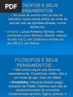 Visão Geral Da Filosofia