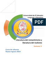 Material Semana 5 de (Lenguaje y Literatura) (Literatura Del Romanticismo y Literatura Del Realismo) Versión PDF