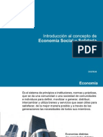 Economía social y solidaria