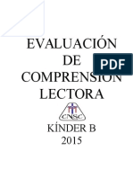 Evaluación Lectora 2015