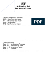 Air Handling Unit Fan Selection Guide