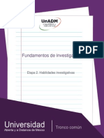 Etapa 2. Habilidades Investigativas