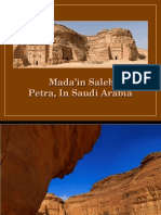 Mada'in Saleh Petra, in Saudi Arabia