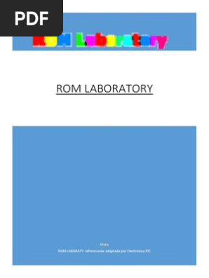 Rom Laboratory Rom Laboraty Informacion Adaptada Por Electronica Pic Read Only Memory Electrical Connector