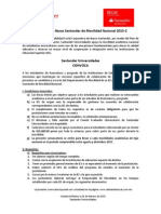 Convocatoria Becas Santander de Movilidad Nacional 2013-2