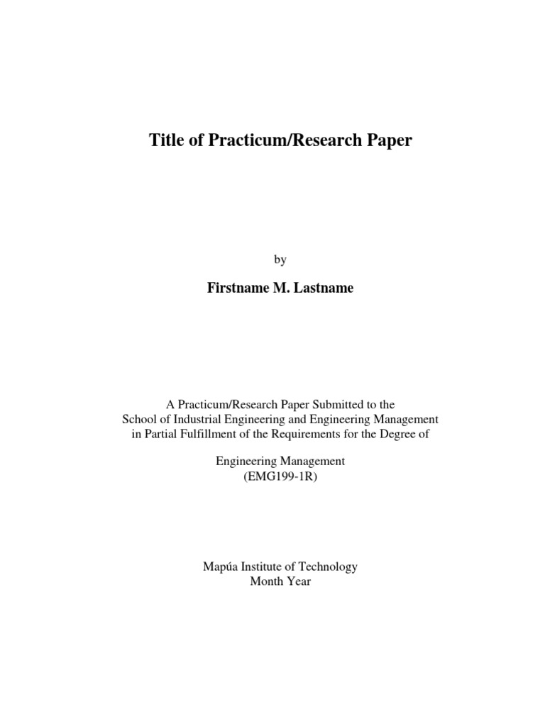 EMG Practicum Format | PDF | Abstract (Summary) | Science