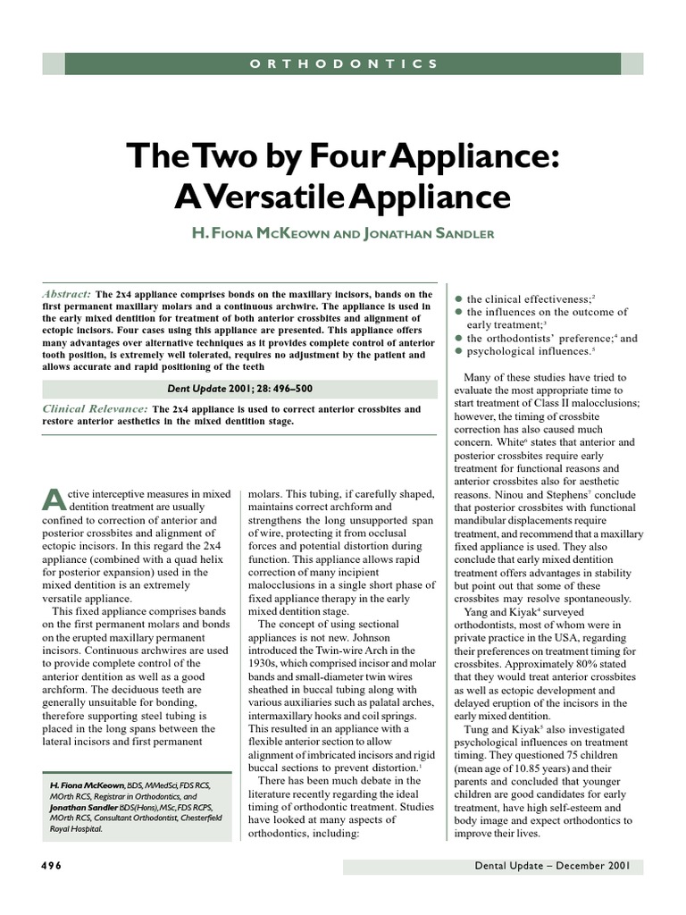 The 2 X 4 Appliance Mckeown Sandler Pdf