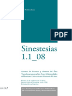 Sinestesias 1.1_08 - Septiembre 2008