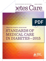 Standards of Medical Care in Diabetes 2015