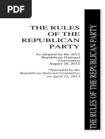 2014 Amended Rules of the Republican Party for 2016 Election