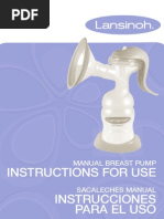 Download Lansinoh Manual Breast Pump Manual 2013 by Britt Schmidt SN275801639 doc pdf