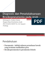 DIAGNOSA DAN PENATALAKSANA BRONKOPNEUMONIA