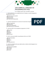 Encuesta Sobre El Lenguaje de Programacion VHDL