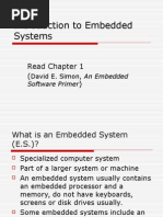 Ch1 Introduction To Embedded Systems