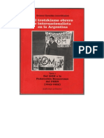 El Trotskismo Obrero e Intemacionalista en La Argentina. Tomo 1. Del GOM A La Federación Bonaerense Del PSRN (1943-1955)