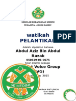 SIJIL Watikah Pelantikan