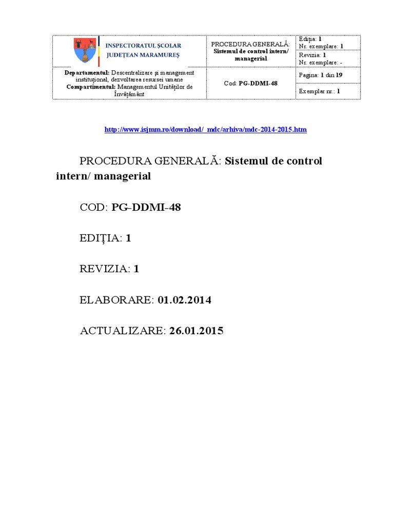 Procedura de Sistem Scim | PDF