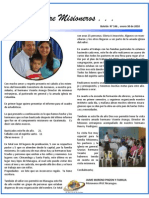 Boletin 146 Informe Misionero Nicaragua - Enero 2010