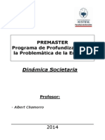 Dinámica Societaria - Albert Chamorro - Premaster Año 2015