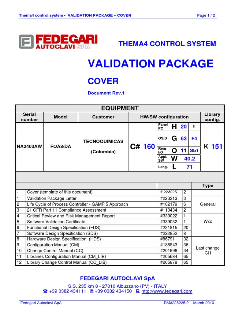 Validation Autoclave PDF Verification And Validation Product Lifecycle