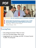 COKE SAP GRC Access Controls