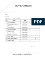 Daftar Hadir Ilmiah Fix