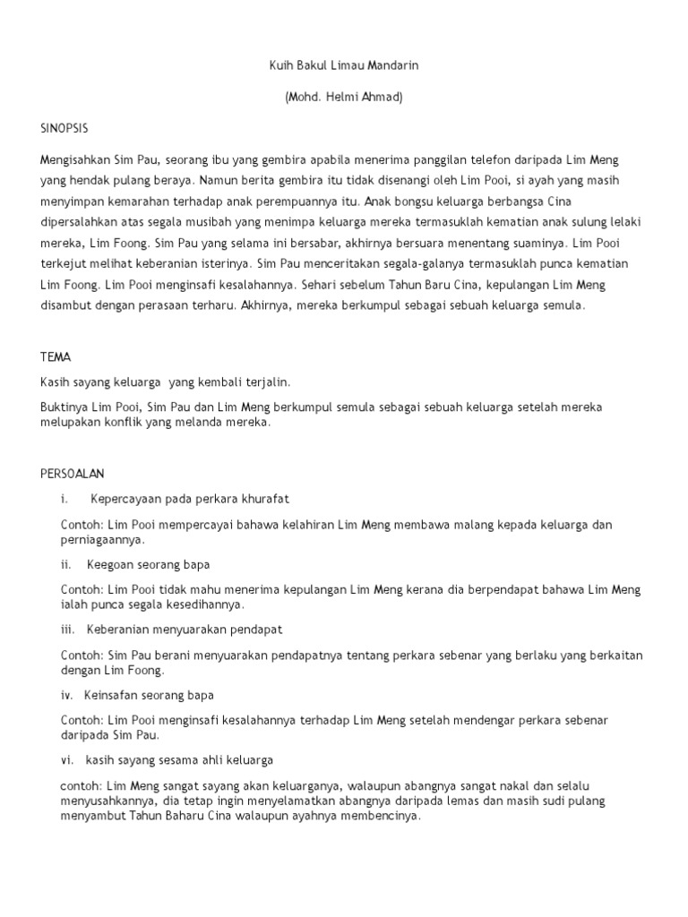 Nota Kuih Bakul Limau Mandarin (1) Nota Kuih Bakul Limau Mandarin (1)