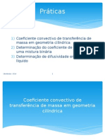 Discussão e Resultados - Coeficiente Convectivo e Difusivo