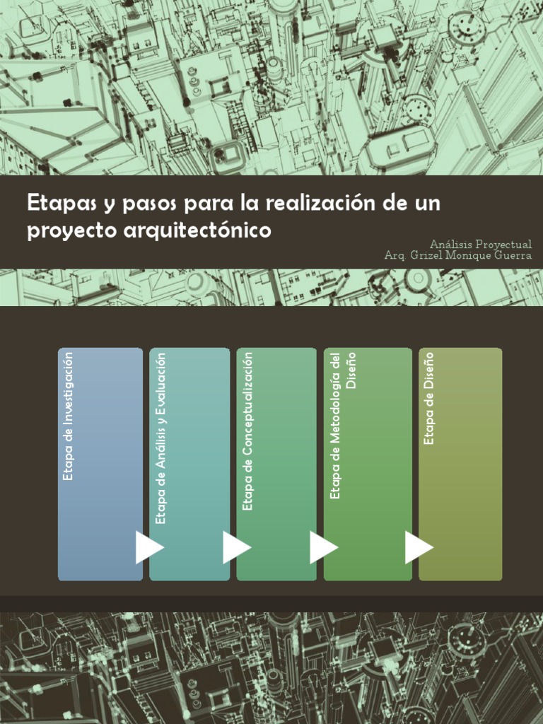 Pasos para un Proyecto Arquitectónico | PDF | Diseño | Cognición