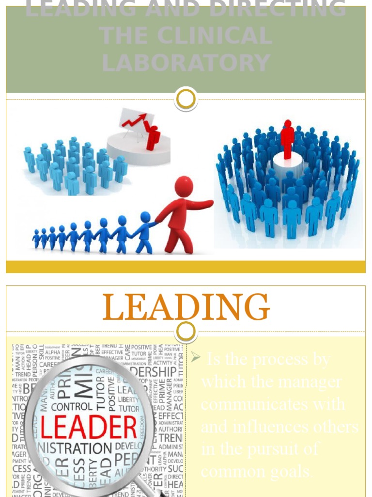 Leading and Directing The Clinical Laboratory | PDF | Leadership ...