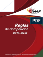 Reglamento Atletismo IAAF 2012-2013