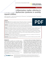 Interleukin-6 as Inflammatory Marker Referring To