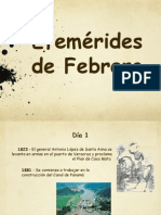 Efemerides Febrero