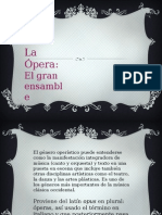 Ópera. Taller de Música y Literatura.