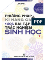 Phương Pháp & Kỹ Năng Giải 1206 Bài Tập Trắc Nghiệm Sinh Học Tập 1 (Lovebook GSTT)