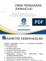 EKMA4216 MANAJEMEN PEMASARAN Modul 3