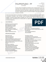 Datasheet Polipropileno (PP)