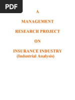 Industry Analysis of Insurance