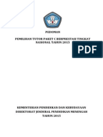 Pedoman Pemilihan Tutor Paket C Berprestasi 2015