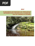 Documento Metodologico de Indicadores Vigilancia Calidad Del Agua