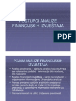 Analiza Financijskih Izvještaja