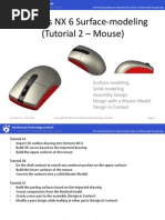 Free Siemens NX (Unigraphics) Tutorial - Surface Modeling