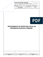 Procedimiento de Inspección Visual de Recipientes Sujetos A Presión