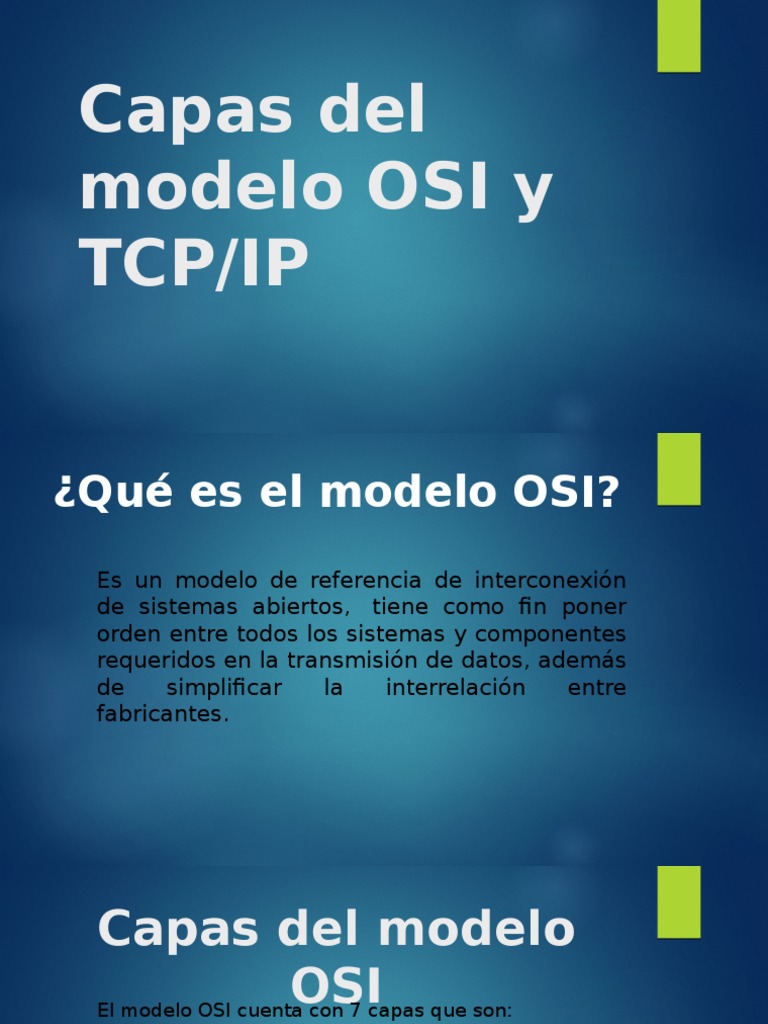 Modelo OSI y TCP/IP | PDF | Protocolos de internet | Red de computadoras