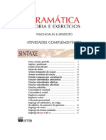 Gramática: Teoria e Exercícios