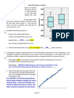 Stats 250 W12 Exam 1 Solutions