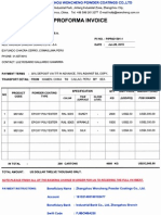 Proforma Invoice